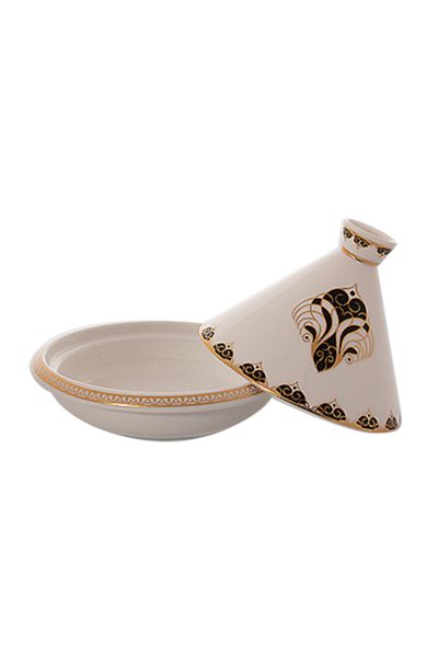 Dania Date Bowl White 15x15x14cm