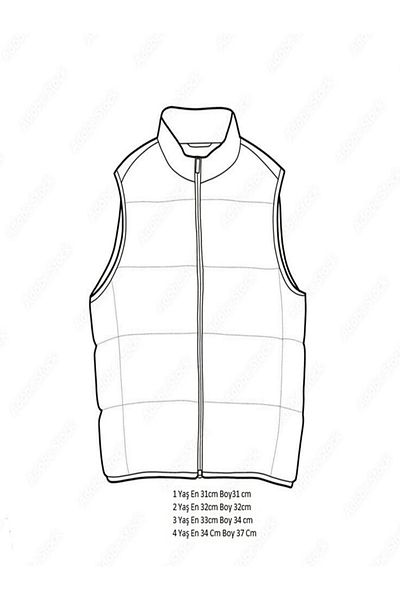 MAXI DRY Unisex Baby Kids Inflatable Vest with Fur Collar 6 Months to 3 Years Old