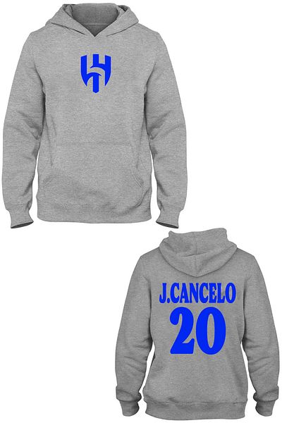 Pisa Art Al-Hilal Σαουδική Αραβία - J.CANCELO 20 Φούτερ με κουκούλα προσαρμοσμένου σχεδιασμού