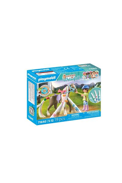 Playmobil - Cal cu par si creioane Crayola