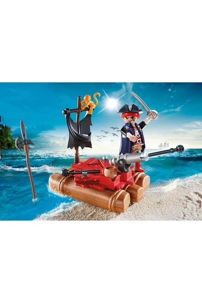Playmobil - Σετ Portabil - Pluta Piratilor