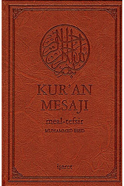İşaret Yayınları Kur'an Mesajı / Meal-Tefsir Mushaflı (Orta Boy-Şamua-Ciltli)-Korunaklı Poşetle