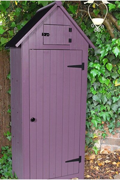 BERZZ BUĞLEM AHŞAP BAHÇE DEPOLAMA DOLABI DEPO ARDİYE ALET DOLABI BAHÇE ODASI ÇOK AMAÇLI