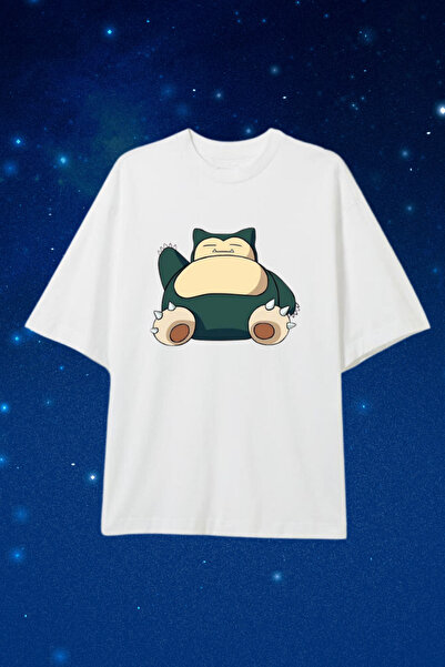 Dupe Design Snorlax Baskılı Oversize T-shirt