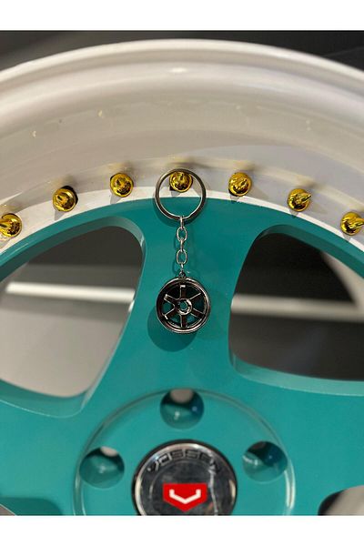Ant Oto Detailing Black Rim Automatic Keychain