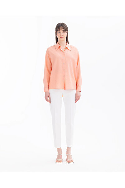 SEÇİLSTORE Taşlı Düşük Kol Gömlek