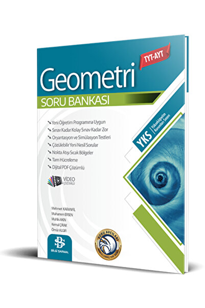 Karma Kitaplar Tyt-Ayt Geometri Soru Bankası Bilgi Sarmal Yeni Basım 2025