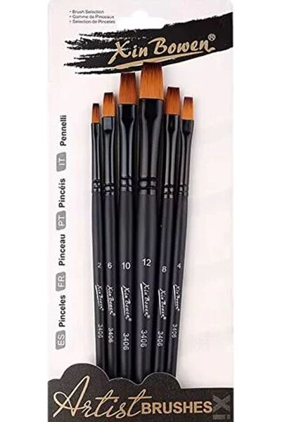 Sırlama Fırçası 6 lı set
