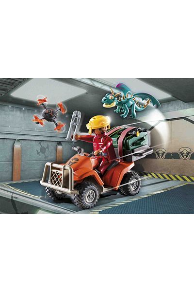 Playmobil - Dragons: Vehiculul Lui Icaris Si Phil
