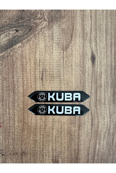 fatih sticker KUBA MOTOR DAMLA STİCKER 8x1.5 CM 2 ADET MOTOTSİKLET KASK STİCKER