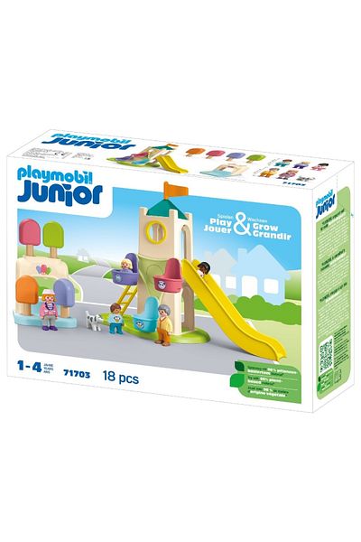 Playmobil Junior - Adventure tower with ice cream stand