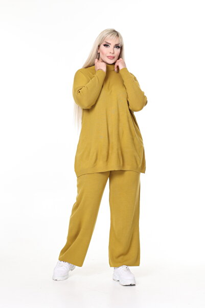 MJORA Άνετη Εφαρμογή - Πλεκτό Παντελόνι και Σετ Μπλούζα