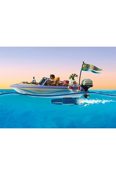 Playmobil - Luna De Miere Cu Barca De Viteza