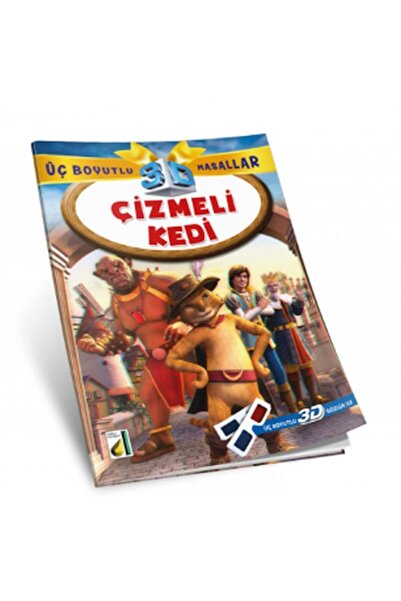 İthaki Yayınları Üç Boyutlu Masallar - Çizmeli Kedi (3D Gözlük ile)