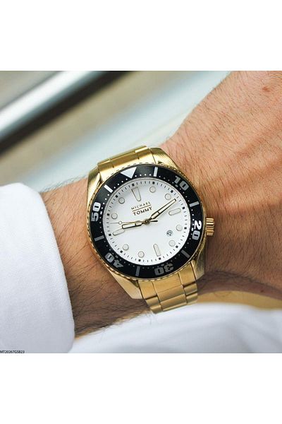 MICHAEL TOMMY Men's Wristwatch Mt20267gsb23 - Stylish and Functional Design