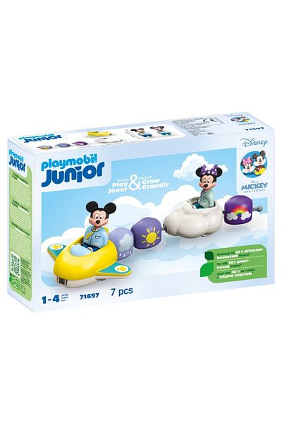 Playmobil Junior Disney - Zborul lui Mickey si Minnie printre nori