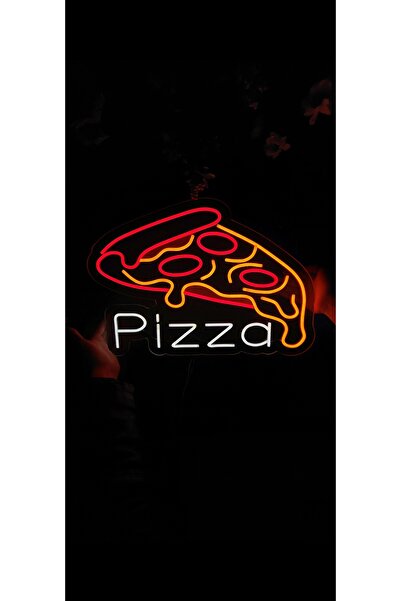 HM NEON LİGHT Pizza yazılı neon led tabela