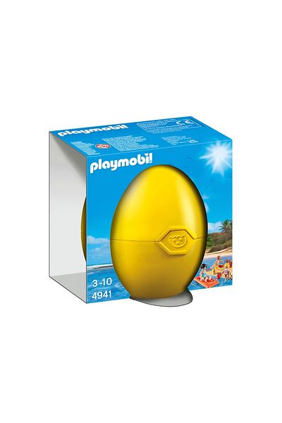 Playmobil - Piggy bank egg fun on the beach