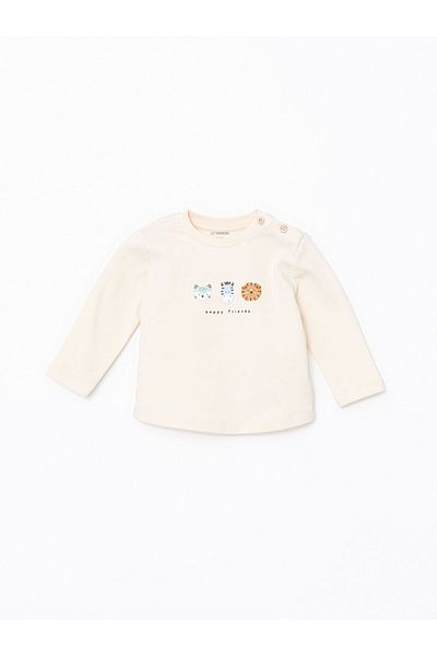 LC Waikiki Lcw Crew Neck Baby Boy T-Shirt and Leggings 2-Piece Fast Fashion