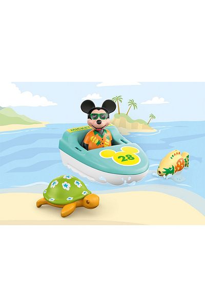 Playmobil - 123 Disney Tur Cu Barca Lui Mickey