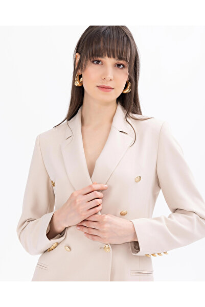SEÇİLSTORE Düğme Detaylı Blazer Ceket