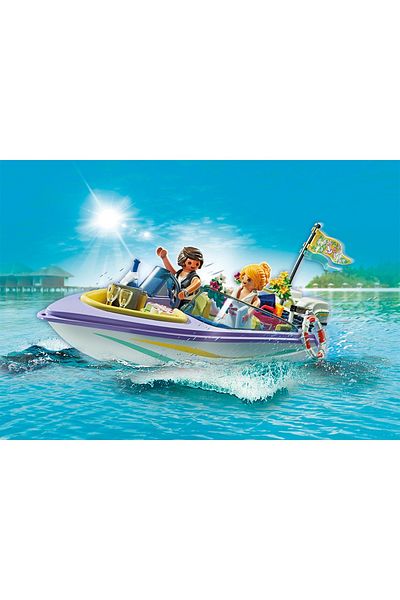Playmobil - Luna De Miere Cu Barca De Viteza