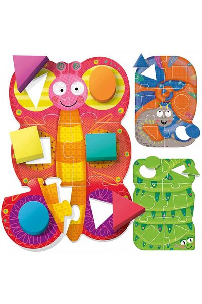 Headu Ecoplay - Puzzle Sa Potrivim Formele Si Culori
