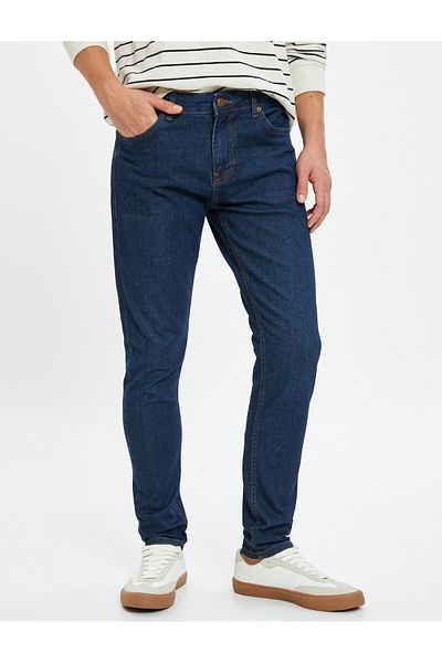 Koton Ανδρικό τζιν παντελόνι Dark Indigo - Michael Jean 4wam40250nd