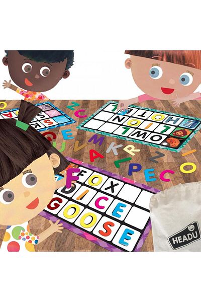Headu Montessori - Joc Bingo Atingeti Imagini Si Cuvinte