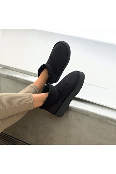 runa shoes κοντές μπότες από σουέτ με γούνα εσωτερικά