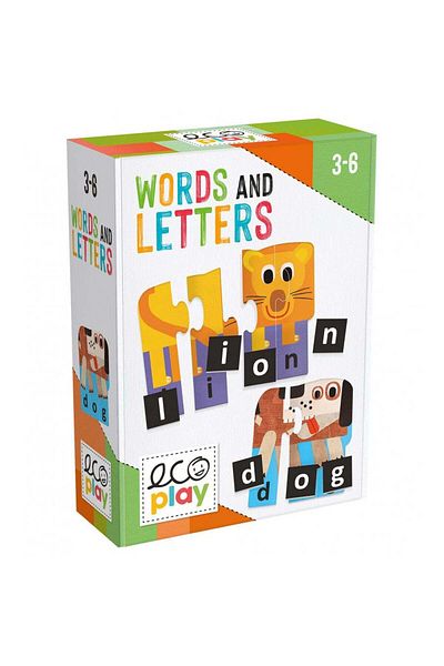 Headu Ecoplay - Puzzle-Uri Progresive Litere Si Cuvinte Eng