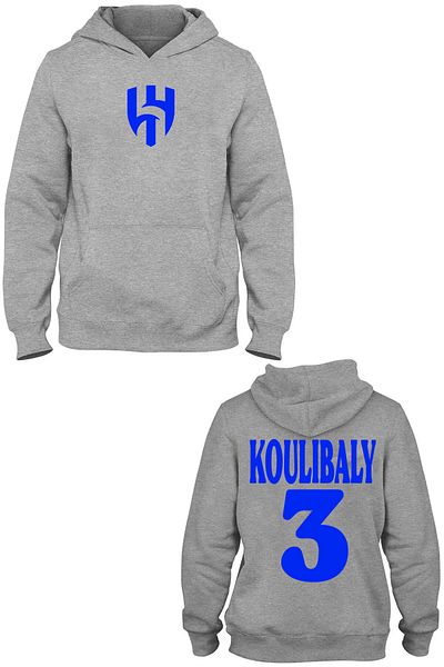 Pisa Art Al-Hilal Σαουδική Αραβία Koulibaly 3 11 Φούτερ με κουκούλα προσαρμοσμένου σχεδίου