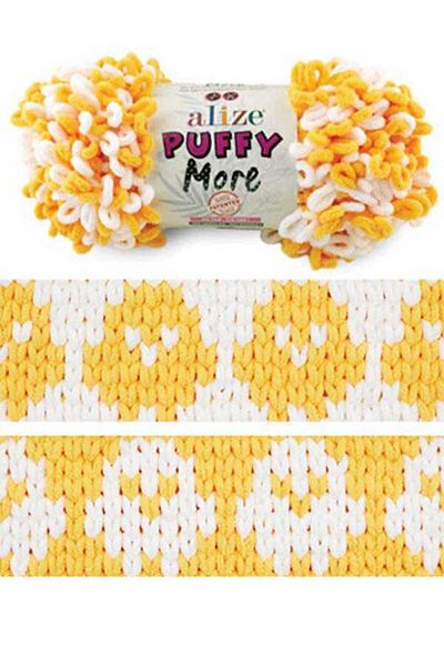 Alize 2 Puffy More Knitting Yarn - 150 Grams 6560