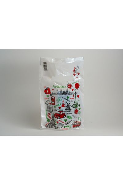 ÇABUKLAR Pharmacy Bag Bio European Themed Small Size (15X25 cm) - 100 Pieces