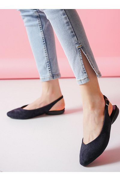 HVZ Exclusive Pantofi casual damă bleumarin