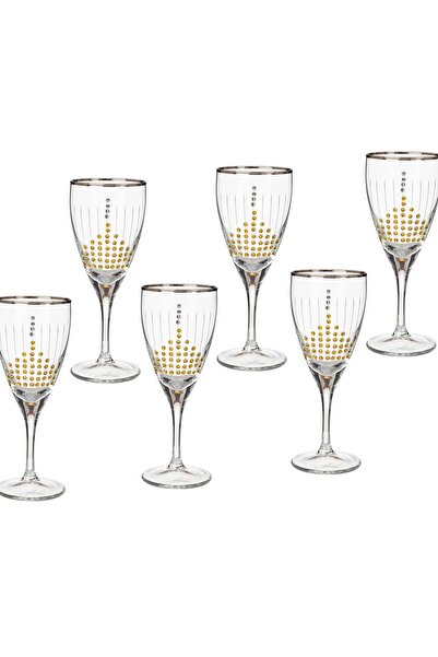 Dania طقم مكون من 6 أكواب عصير صناعة تركية بتصاميم أنيقة ومميزة