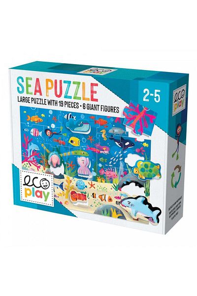 Headu Ecoplay - Puzzle Animalute In Ocean