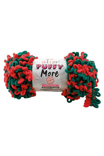 Alize 2 Puffy More Hand Knitting Yarn (2 X 150 Grams) 6292
