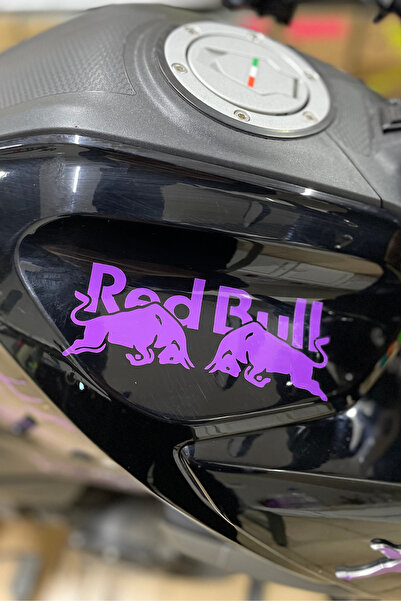 Banxtre Motor-Araba-Kask için Oracal Mor Renk Boğa Enerji Sticker Etiket (15C...