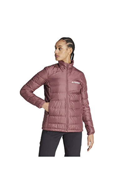 adidas W MT DOWN Kadın Bordo Mont JE6713