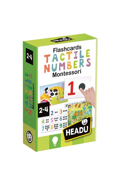 Headu - Montessori cartonase tactile cu numere