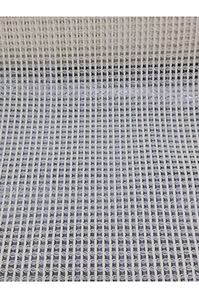 Başak Ev Tekstili Cream Color Pvc Cube Lace Runner - Shelf and Cabinet Cover