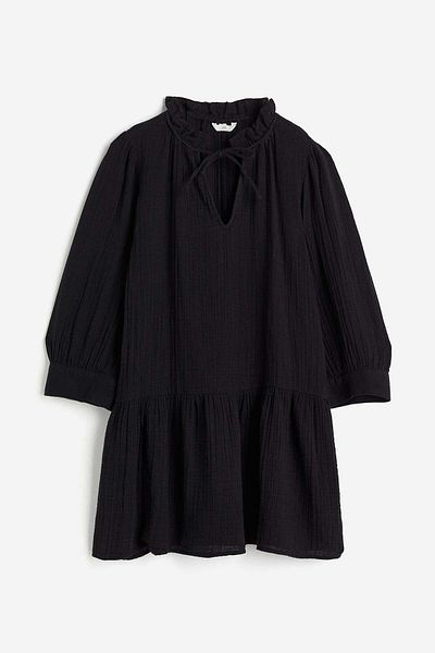 H&M Drawstring-detail cotton dress