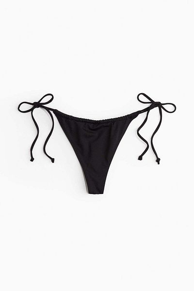 H&M Tie tanga thong bikini bottoms