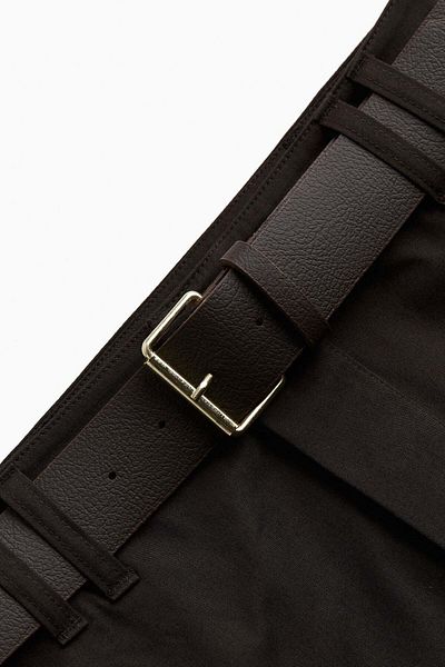 H&M Belted utility skirt