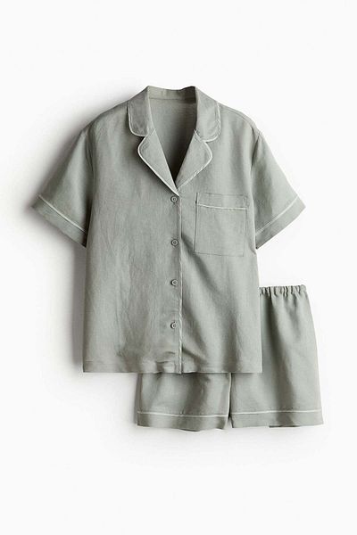 H&M Linen-blend Pyjamas