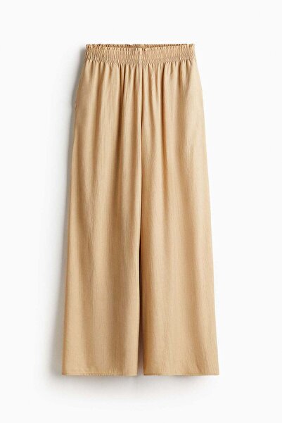 H&M Wide crinkled trousers