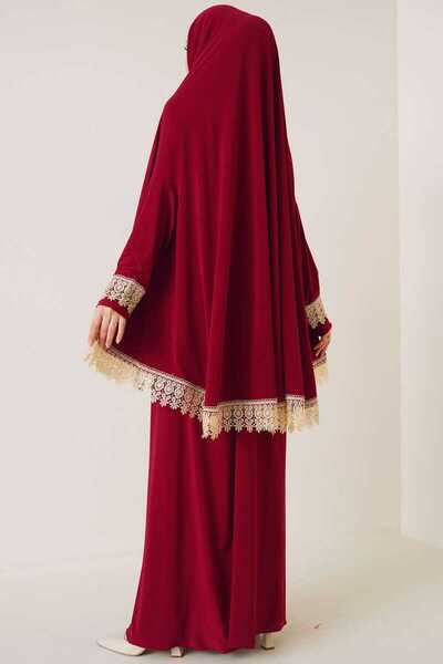 sasaca Εποχιακό διπλό γυναικείο μουσουλμανικό κεντημένο φόρεμα προσευχής Αδιάβροχο ρούχο προσευχής