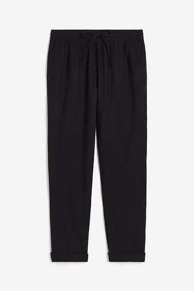 H&M Linen-blend joggers