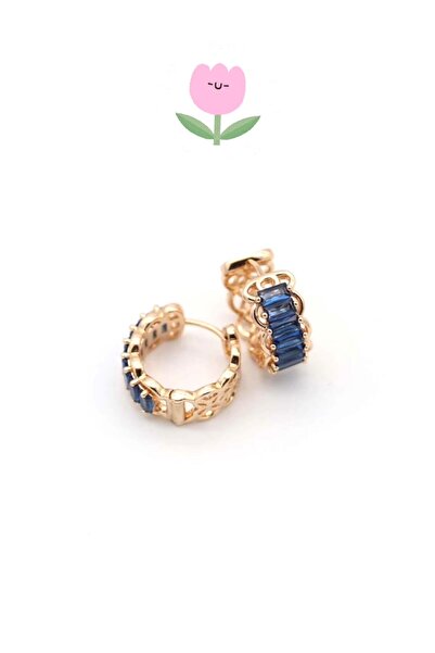 whitelove VİP LACİVERT ZİRKON TAŞ KÜPE